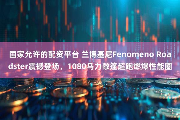 国家允许的配资平台 兰博基尼Fenomeno Roadster震撼登场，1080马力敞篷超跑燃爆性能圈